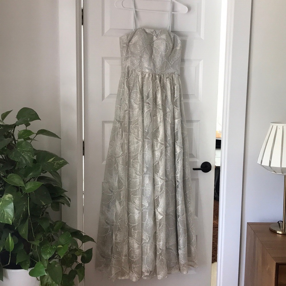 Bariano Mint Blue strapless dress from Lulus BNWT